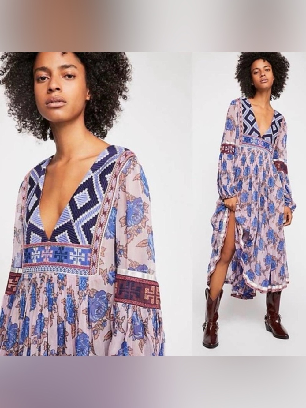 Free People Bold Blooms Maxi Dress